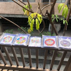 Happy Birthday Helium Funny Balloon Bundle Lot x5